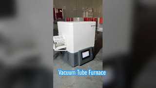 Touch screen del forno a tubi di allumina al quarzo CVD di sinterizzazione da laboratorio diviso con forno a tubi sottovuoto ad alta purezza