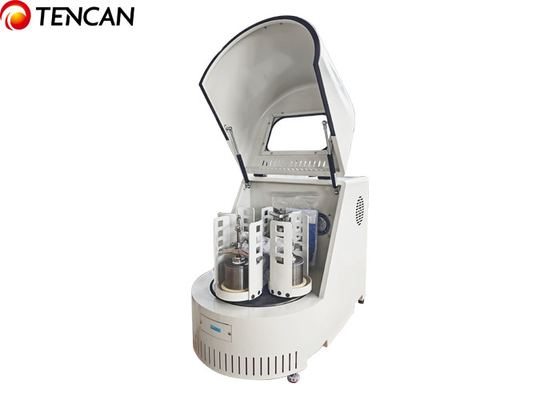 Laboratorio Produttore di mulino a sfere planetario Grinder in acciaio inossidabile 220V 50Hz 0,75KW Agate Jar 90kg Peso