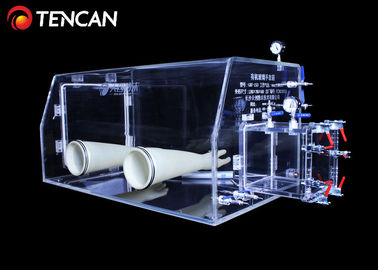 Laboratorio acrilico conveniente della scatola per guanti di operazione 10mm 700x450x500mm