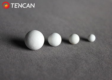 Alto colore di bianco della palla della macinazione dell'allumina di media del mulino a palle di resistenza all'usura