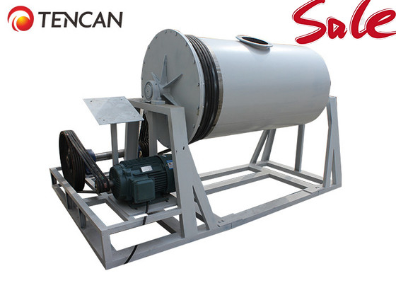 Macchina di rottura a sfera a tamburo rotativo orizzontale 34RPM 1500L con barattoli in acciaio al carbonio