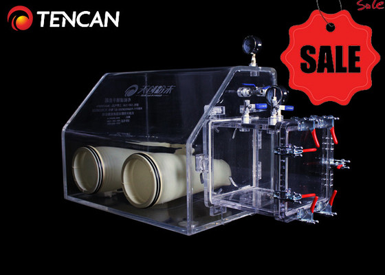 GBT-30A Guantoni di laboratorio trasparenti Sistemi di gestione dei gas PMMA inerte Spessore 30 mm