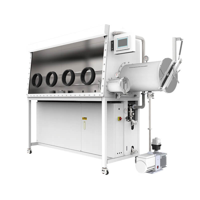 Uso in laboratorio GBP750S-4(1800) Sistema di rigenerazione del guanto a gas inerte con 4 guanti per un lato