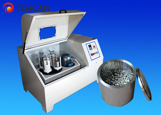TENCAN 4L Mulino a sfere planetario da banco a direzione completa – Rotazione a 360° con 4 vasi da 1500 ml