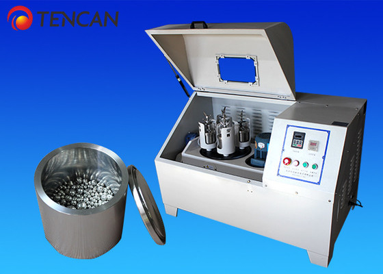 TENCAN 4L Mulino a sfere planetario da banco a direzione completa – Rotazione a 360° con 4 vasi da 1500 ml