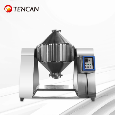 Miscelatore a doppio cono Tencan 5-300L per laboratorio/industria - Alta efficienza e basso consumo energetico