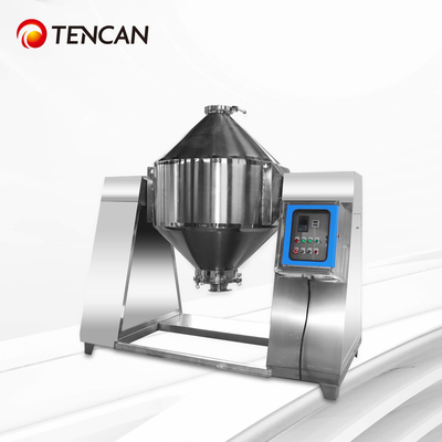 Miscelatore a doppio cono Tencan 5-300L per laboratorio/industria - Alta efficienza e basso consumo energetico