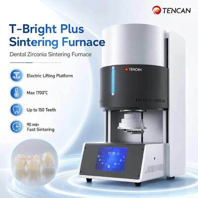 1C Precisione forno dentistico in ceramica 1700C Alta temperatura programmabile 90 Min Rapido sinterizzazione 150 unità