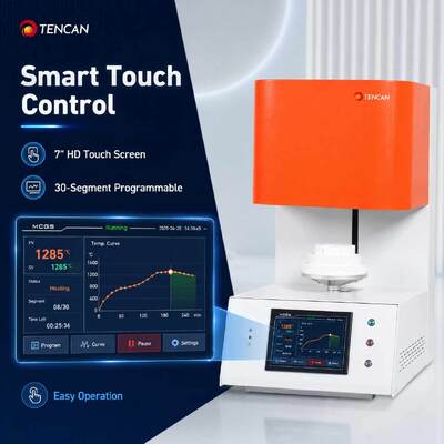 TENCAN TC-BDF-1L 1700C Laboratorio dentale forno di sinterizzazione di porcellana circonia 1C Precisione MoSi2 Elementi di riscaldamento per denti