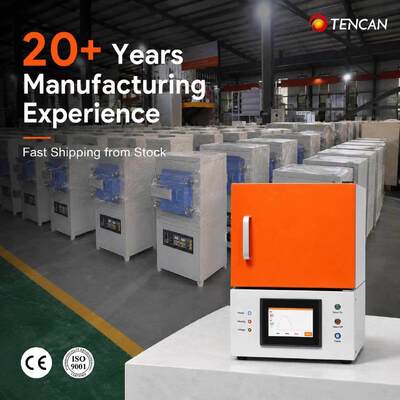 Forno di sinterizzazione per zirconio dentale certificato CE TENCAN a 1700°C con riscaldatore MoSi2 e touch screen da 7 pollici per ceramica per protesi