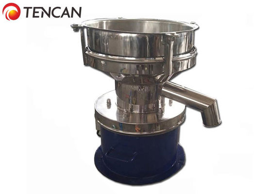 Motore singolo 0.12KW Macchina per vaglio vibrante a scarico diretto rotativo 520 mm