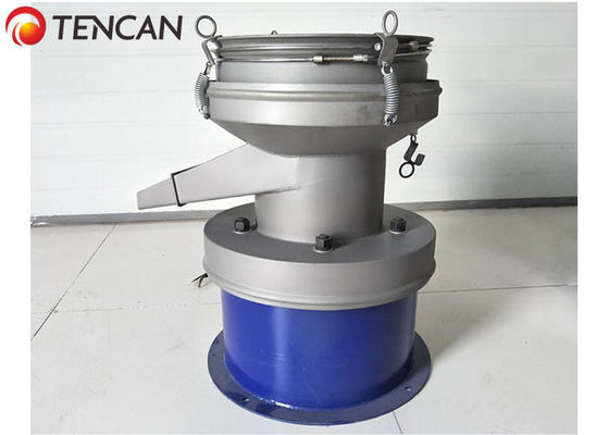 Motore singolo 0.12KW Macchina per vaglio vibrante a scarico diretto rotativo 520 mm