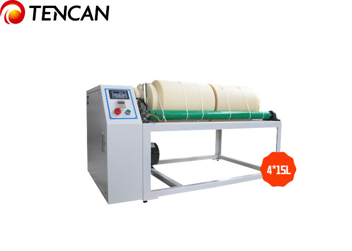 220V 1.5KW 4*15L Roller Jar Mill Con Serices Customized Copertura della polvere / Manuale