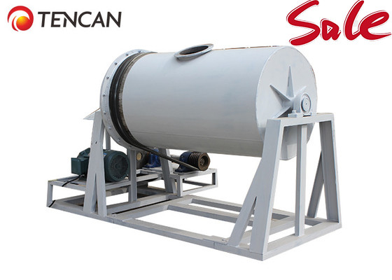 Macchina di rottura a sfera a tamburo rotativo orizzontale 34RPM 1500L con barattoli in acciaio al carbonio