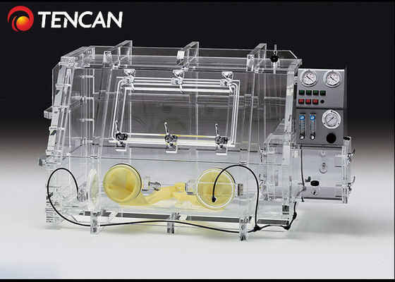 Prova acrilica della polvere del laboratorio della scatola per guanti di isolamento senza aspirazione 10mm