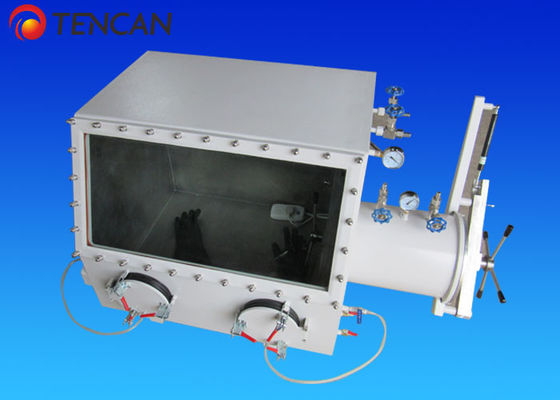 acciaio inossidabile della scatola per guanti del laboratorio di vuoto di 800*650*650mm con la cabina di transizione
