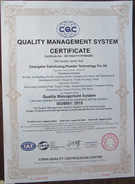 Porcellana Changsha Tianchuang Powder Technology Co., Ltd Certificazioni
